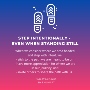 Step intentionally